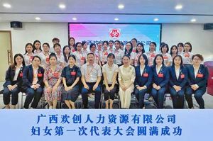 巾帼力量！广西开云手机客户端_开云(中国)官方人力资源有限公司妇女第一次代表大会胜利召开